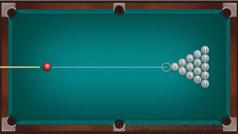 Russian billiard gameplay screenshot 1