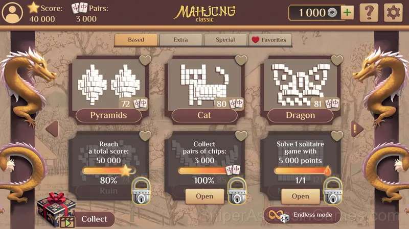 Mahjong Classic gameplay screenshot 2
