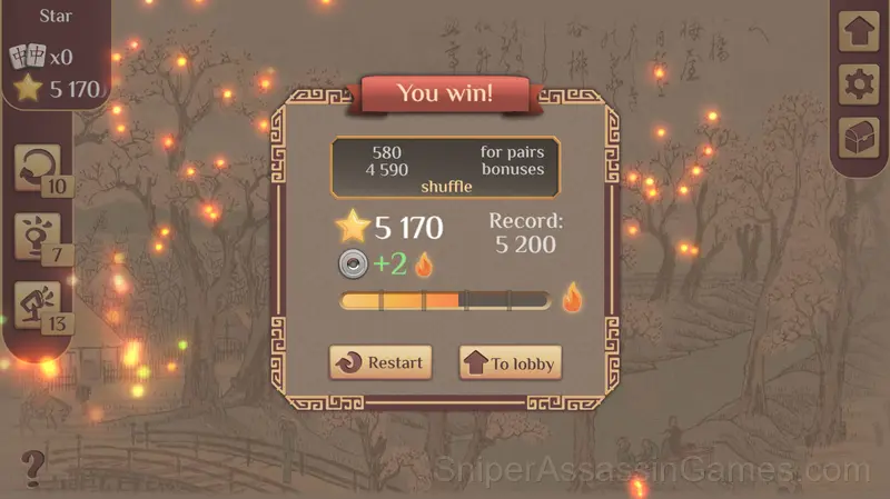Mahjong Classic gameplay screenshot 4