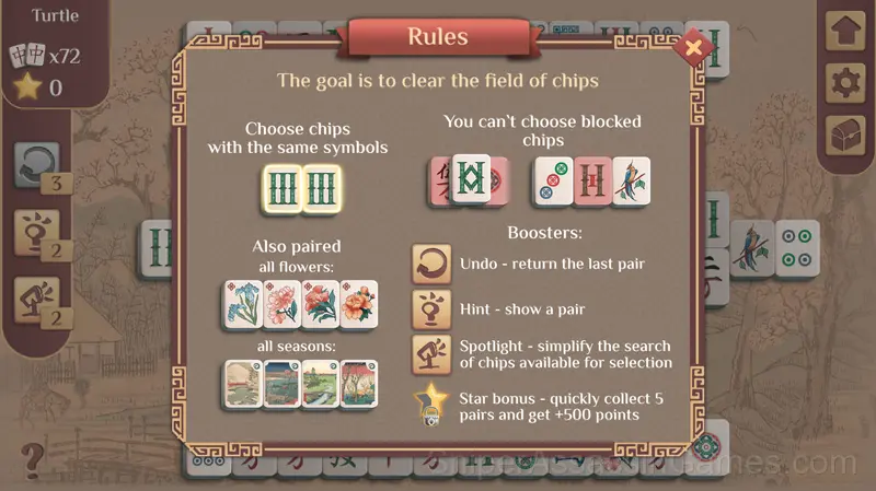Mahjong Classic gameplay screenshot 6