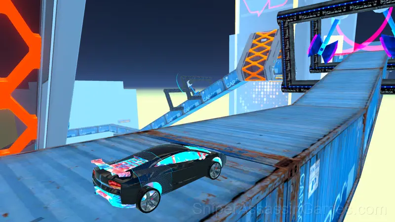 Cyber Cars Punk Racing gameplay screenshot 1