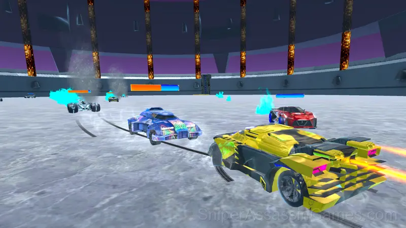 Cyber Cars Punk Racing gameplay screenshot 2