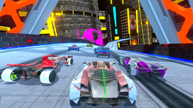 Cyber Cars Punk Racing gameplay screenshot 5