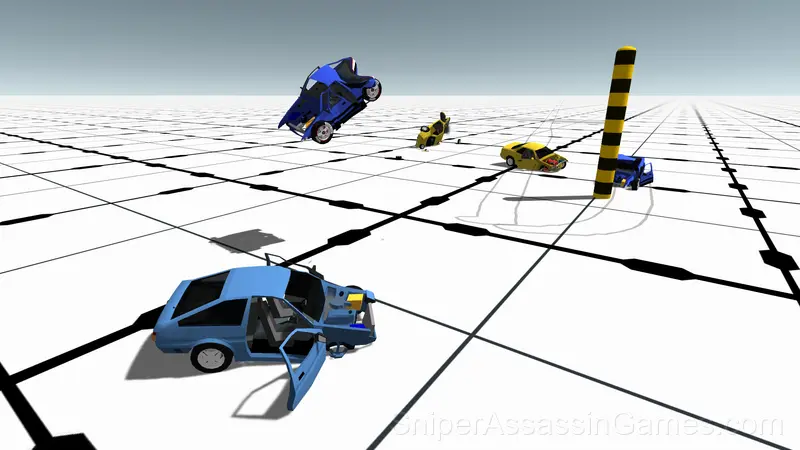 Cliff Jump - Car Crash 3D gameplay screenshot 2