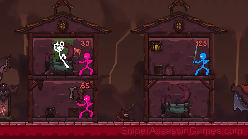 Stick-warrior: alliance of tower defense gameplay screenshot 3