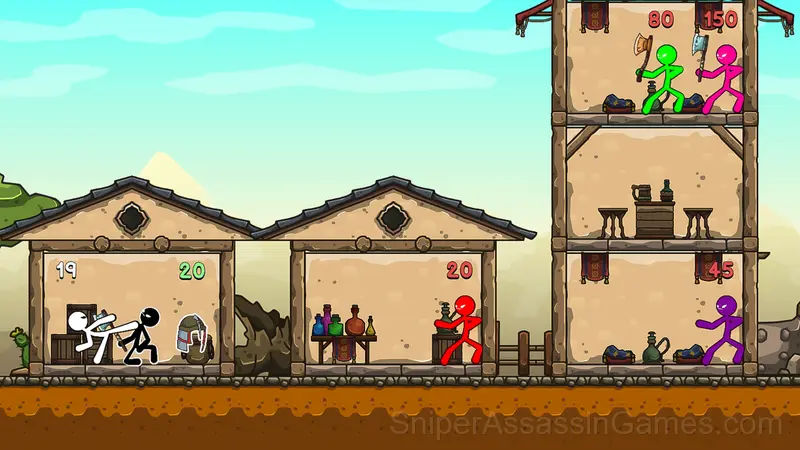 Stick-warrior: alliance of tower defense gameplay screenshot 5