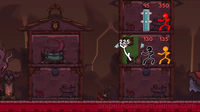 Stick-warrior: alliance of tower defense gameplay screenshot 6