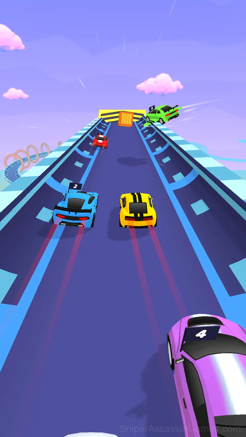 Sky Race 3D gameplay screenshot 1