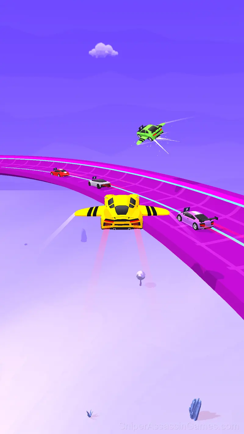 Sky Race 3D gameplay screenshot 2
