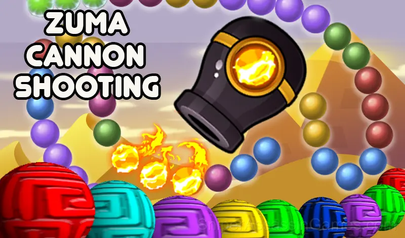 Play Zuma cannon shooting