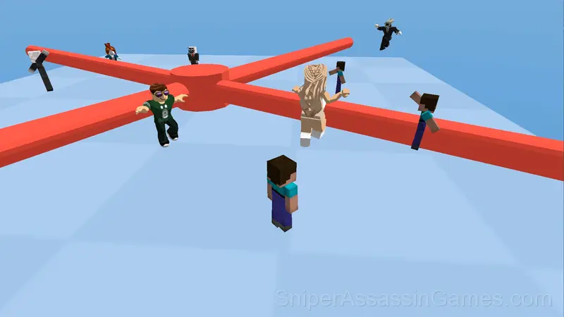 Mines vs Robls: Obby platform gameplay screenshot 1