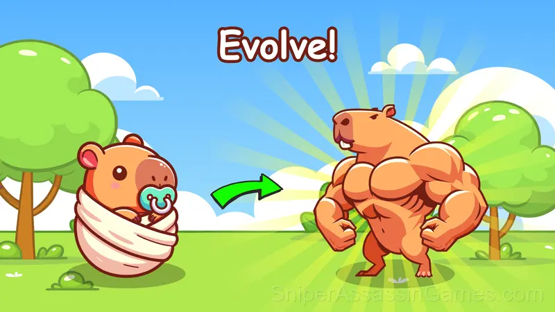 Capybara Evolution Mega Clicker gameplay screenshot 3