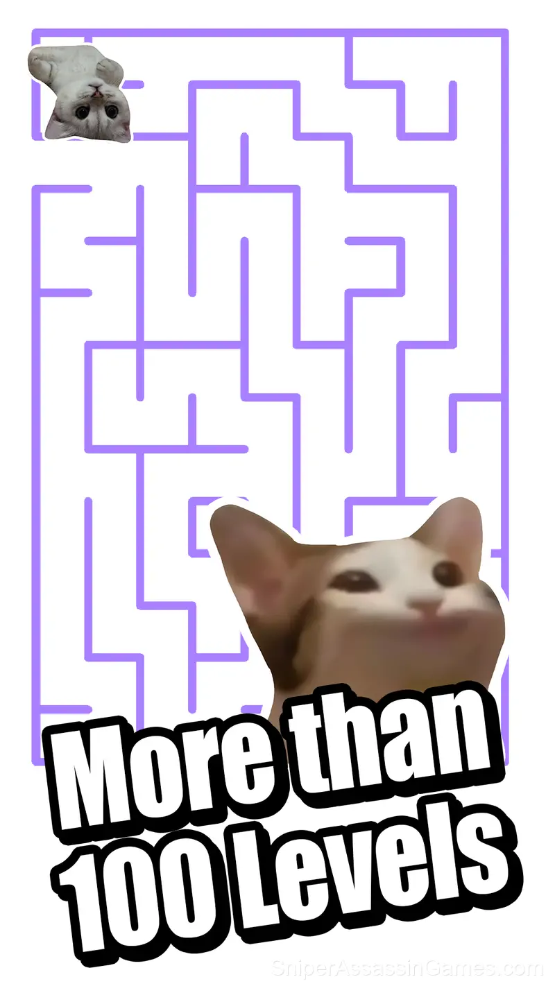 Banana Cat: Go Through the Maze gameplay screenshot 3