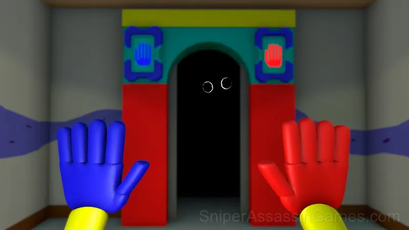 FNAF with Huggy Wuggy Poppy Playtime gameplay screenshot 2