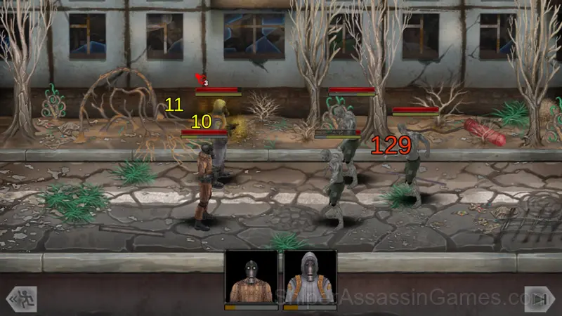 Heroes of the Wasteland gameplay screenshot 1