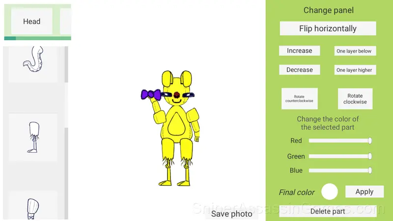 Creator of animatronics gameplay screenshot 1