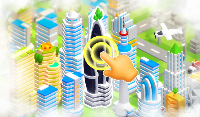 Play Tap Tap: build a city on an island