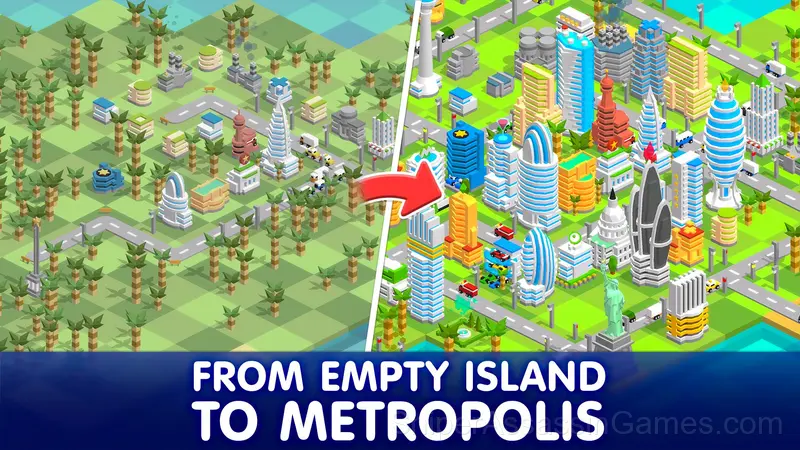 Tap Tap: build a city on an island gameplay screenshot 5
