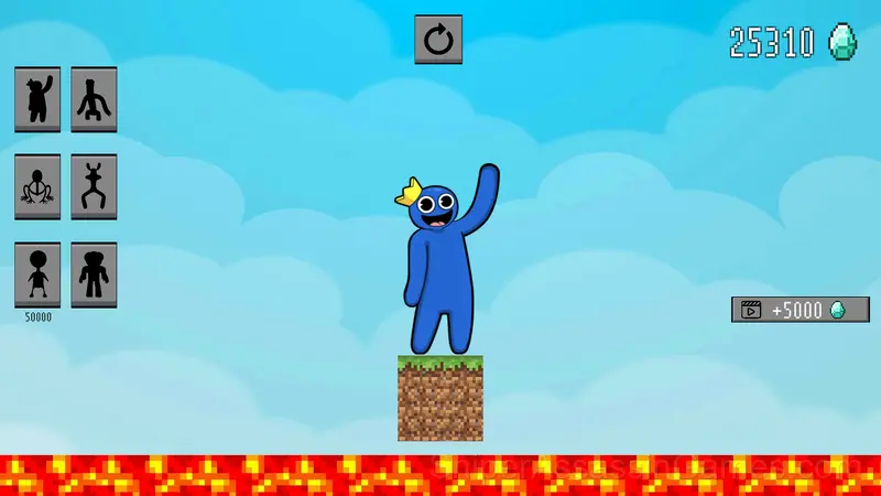 Cut the Rainbow Friends gameplay screenshot 1