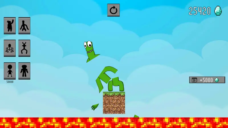 Cut the Rainbow Friends gameplay screenshot 2