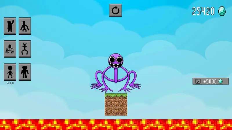 Cut the Rainbow Friends gameplay screenshot 3