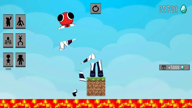 Cut the Rainbow Friends gameplay screenshot 5