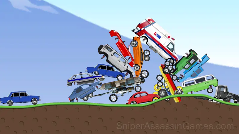 Hill Climb Terrain Thrills gameplay screenshot 1