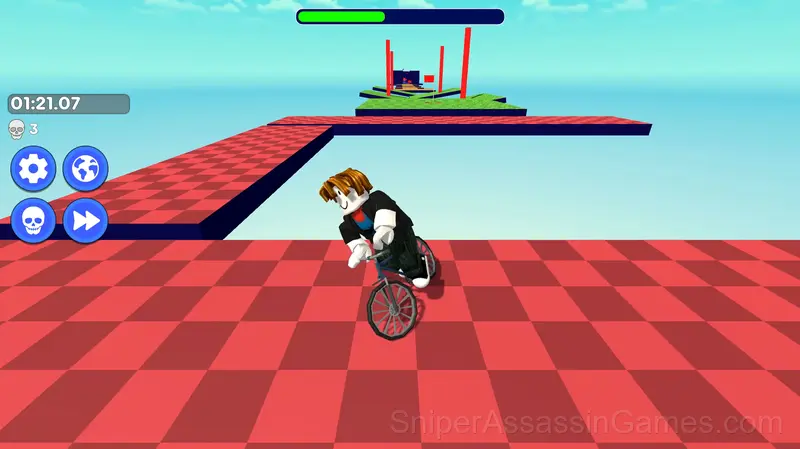 Obby but You're on a Bike gameplay screenshot 2