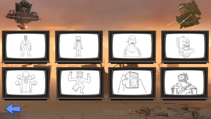 Skibidi-di Toilet Coloring Pages gameplay screenshot 2
