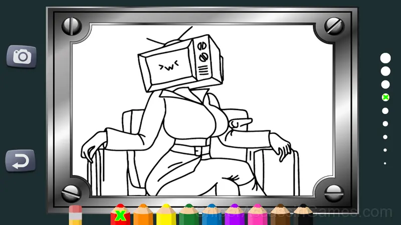 Skibidi-di Toilet Coloring Pages gameplay screenshot 6