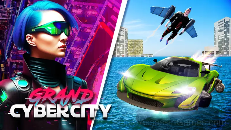 Grand Cyber City gameplay screenshot 1