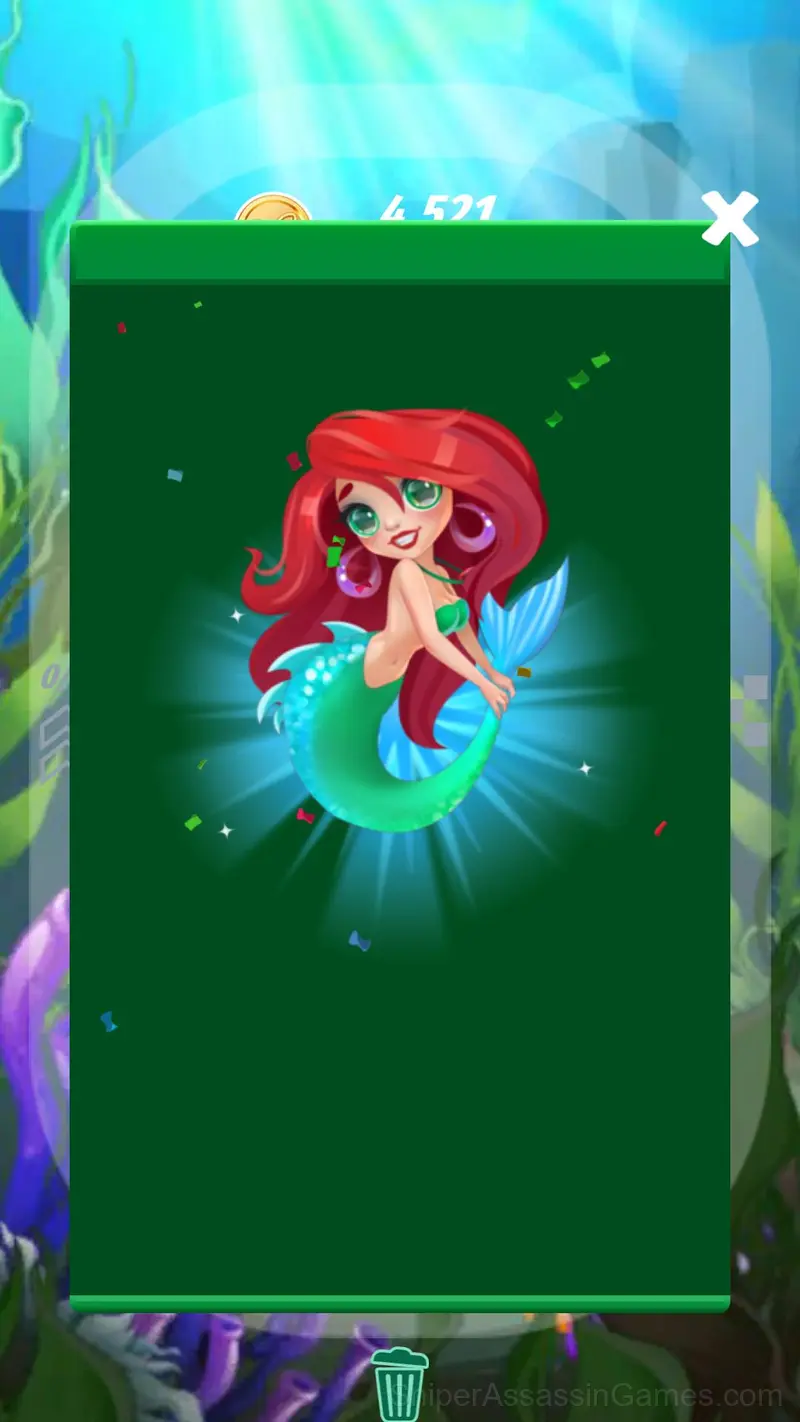 Mermaid: Puzzle and Merge gameplay screenshot 2
