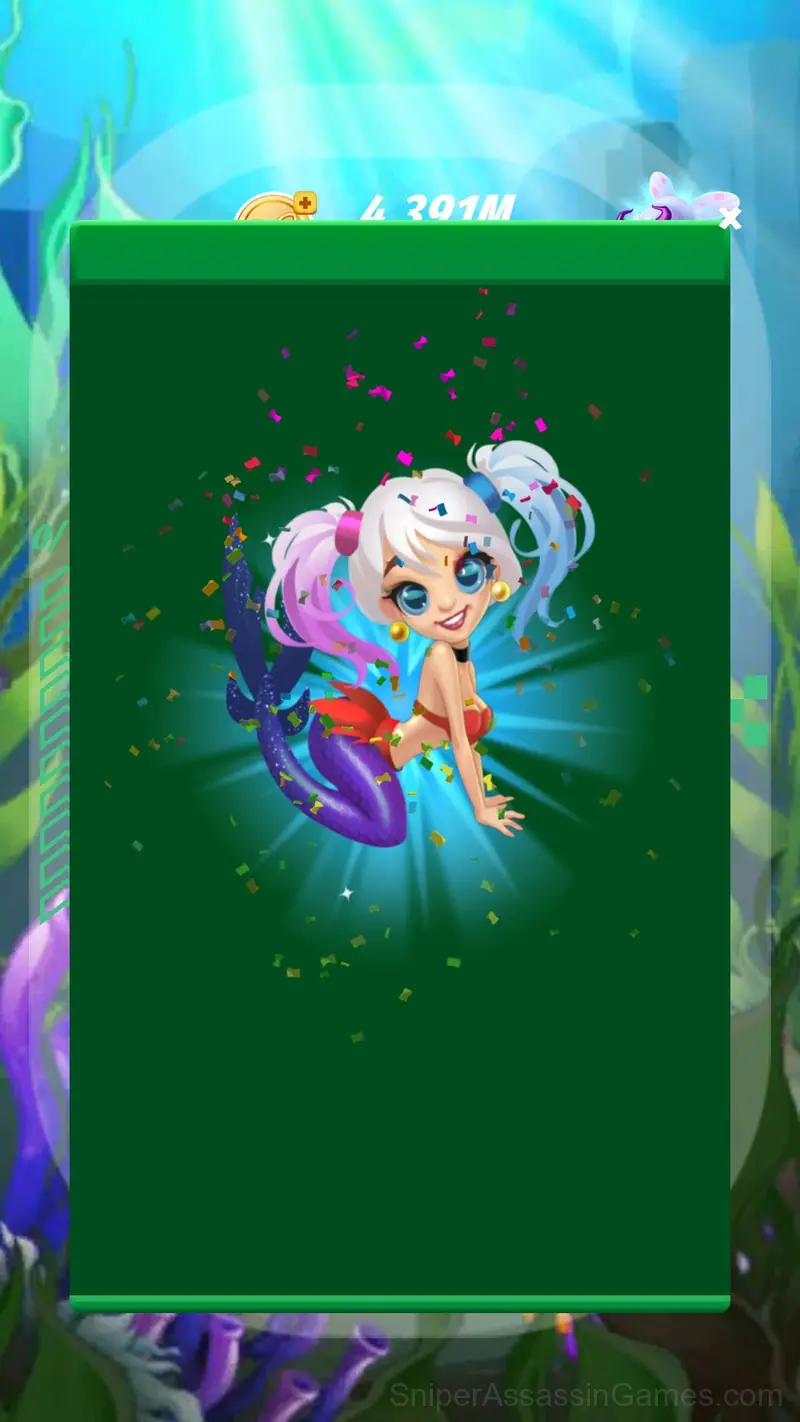 Mermaid: Puzzle and Merge gameplay screenshot 4