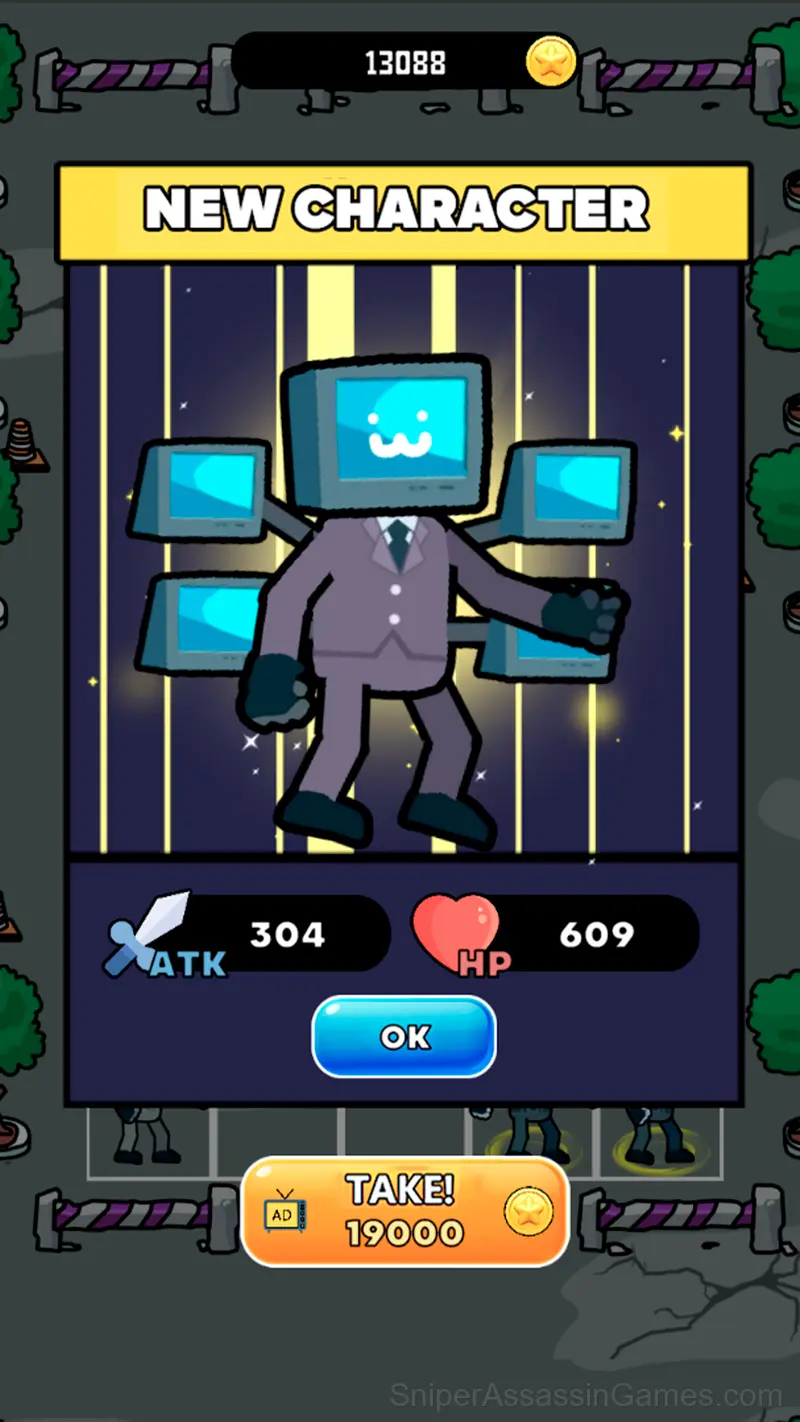 Merge War: Skibidi and Cameramens gameplay screenshot 2