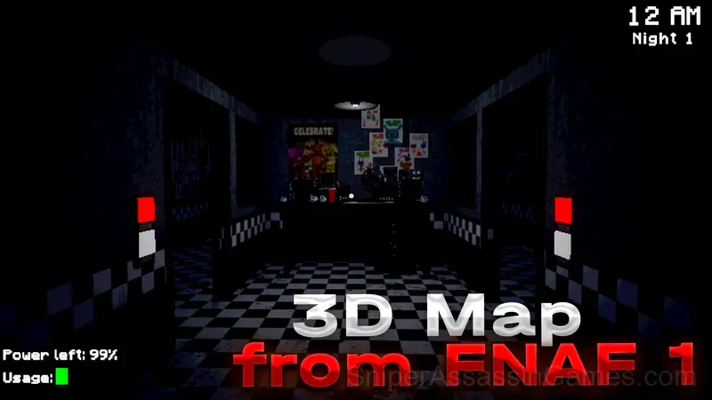 Five Nights at Freddy's 3D gameplay screenshot 1