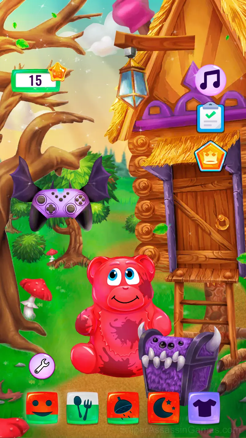 My Talking Jelly Bear 3 gameplay screenshot 1