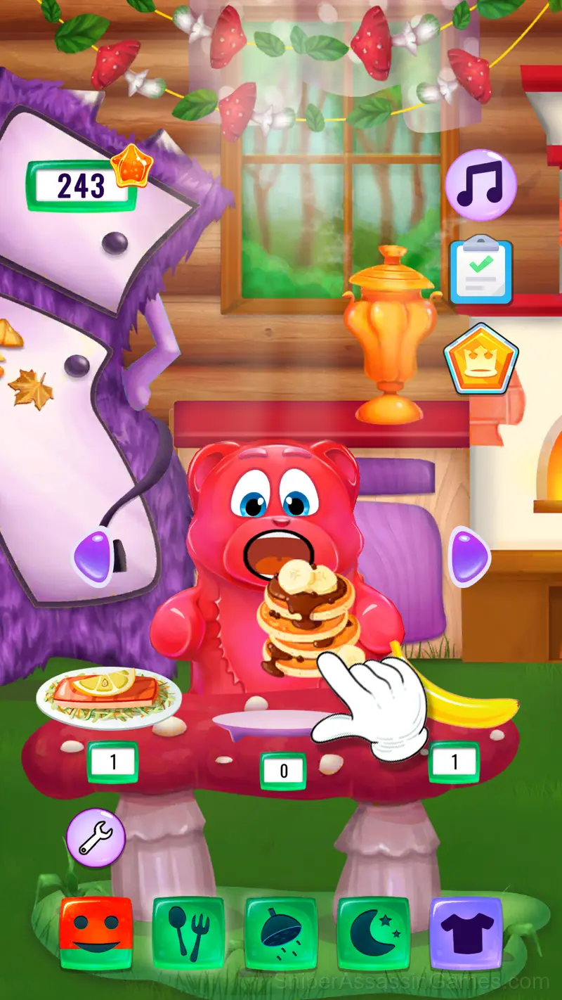 My Talking Jelly Bear 3 gameplay screenshot 2