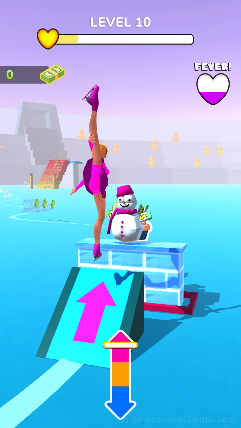 Figure skating: On ice! gameplay screenshot 2