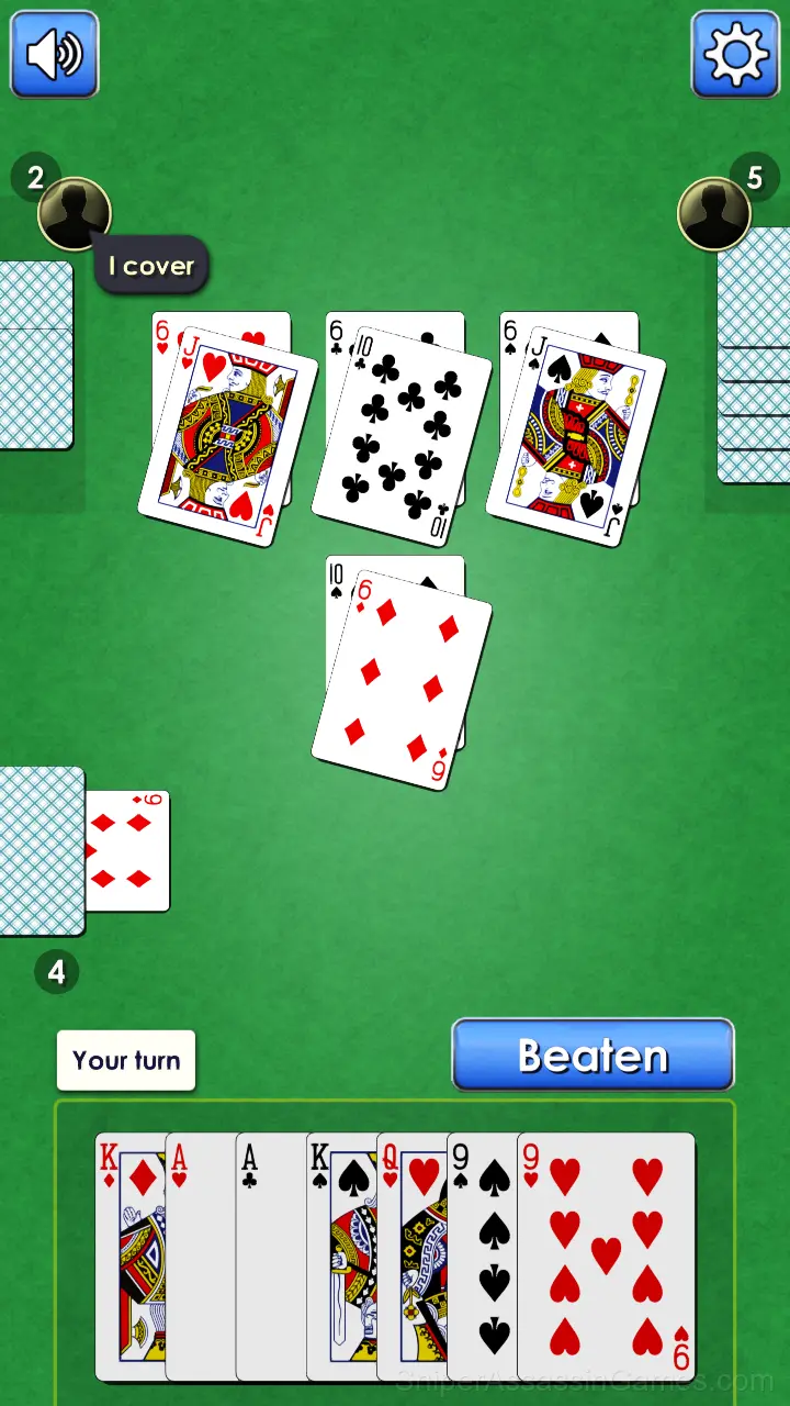 Durak: Classic & Transferable gameplay screenshot 1