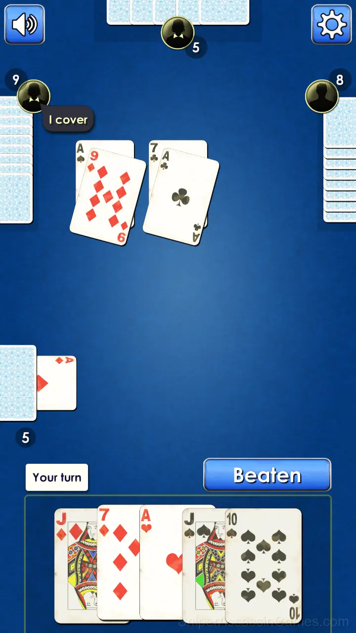 Durak: Classic & Transferable gameplay screenshot 4