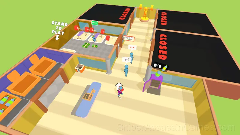 Fitness empire: business-simulator gameplay screenshot 1
