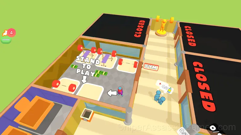 Fitness empire: business-simulator gameplay screenshot 2