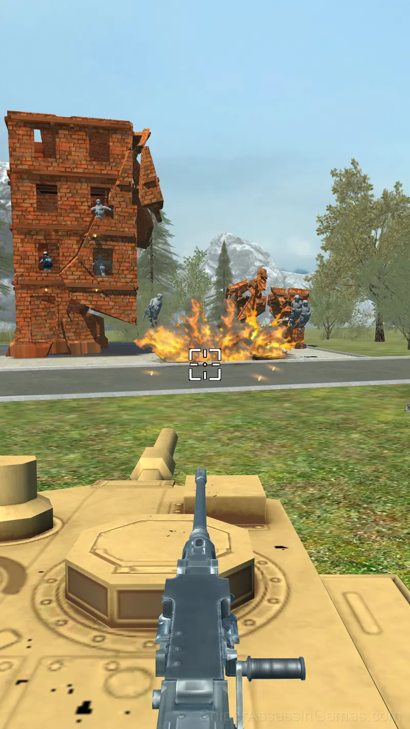 Tank Battle - Shooting Game gameplay screenshot 1