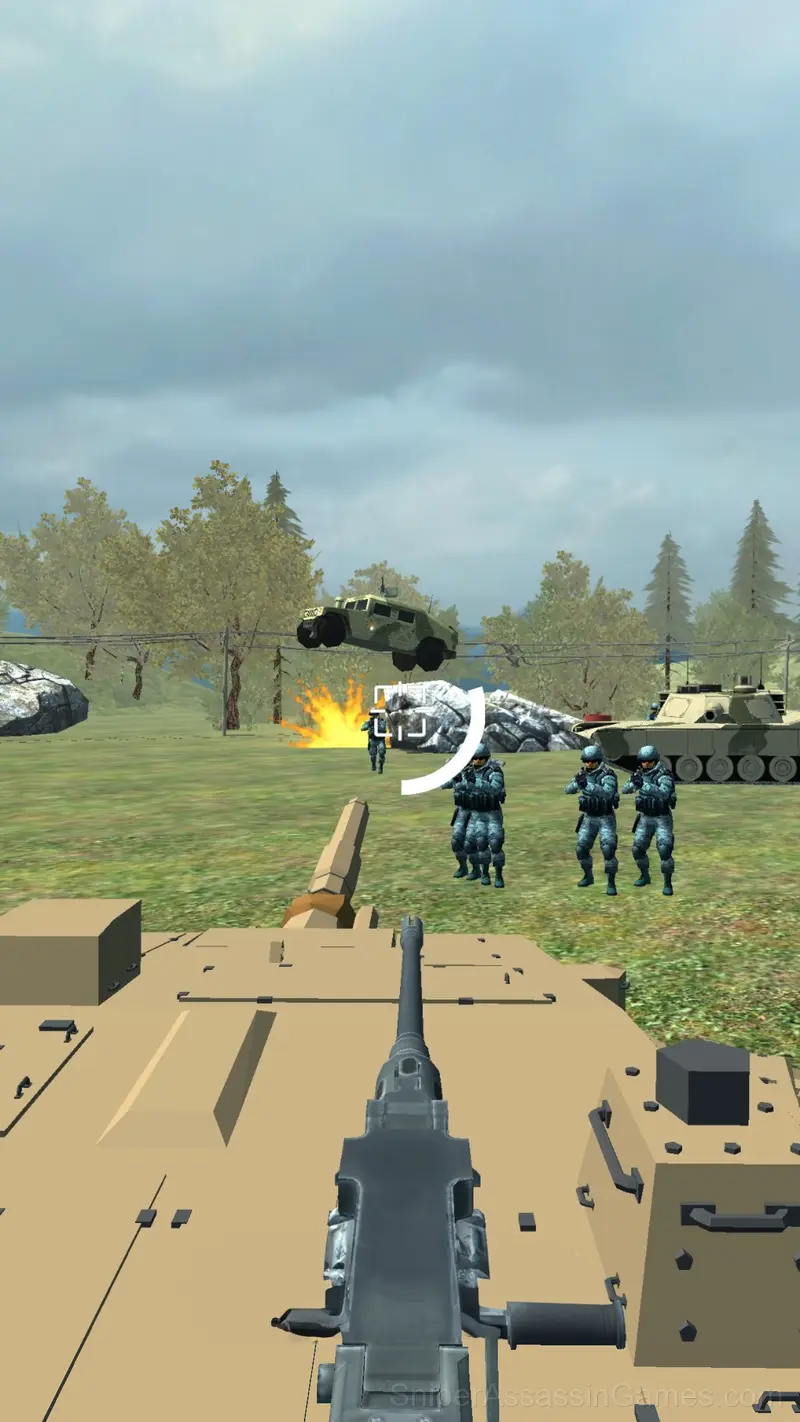 Tank Battle - Shooting Game gameplay screenshot 2