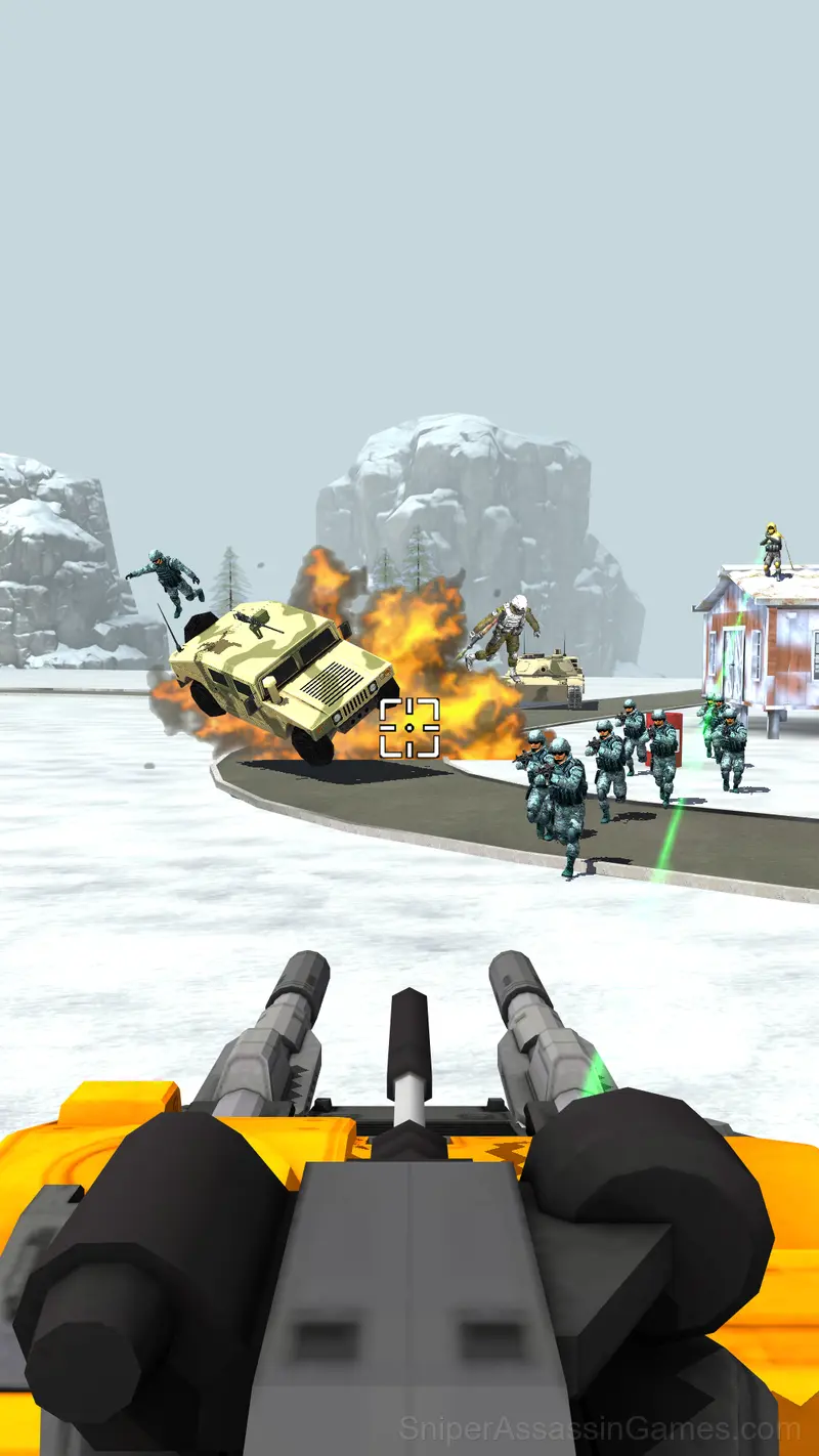 Tank Battle - Shooting Game gameplay screenshot 4