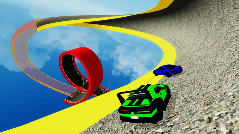 Russian Cars - Sky Racing gameplay screenshot 2