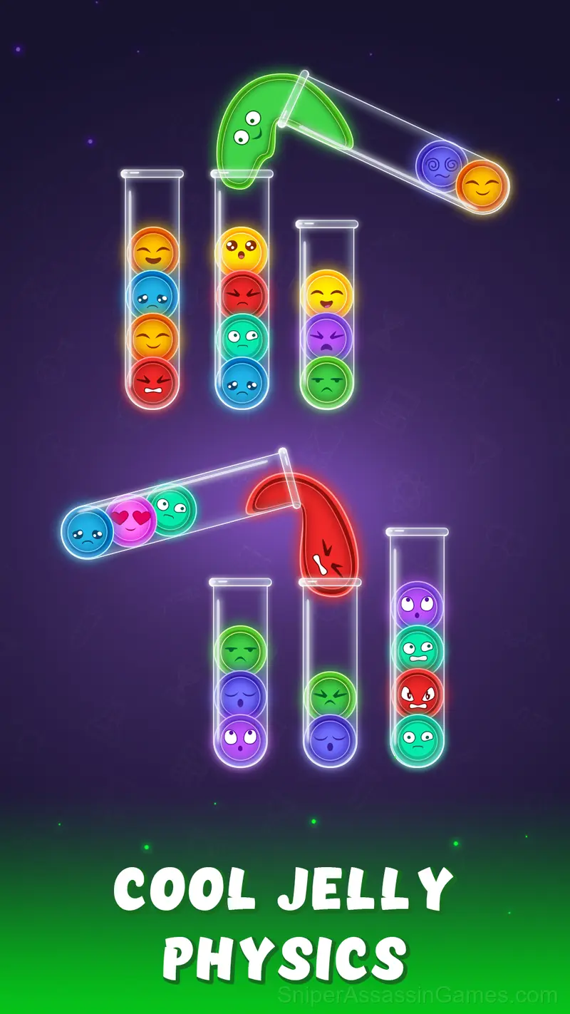 Slime Sorting gameplay screenshot 2