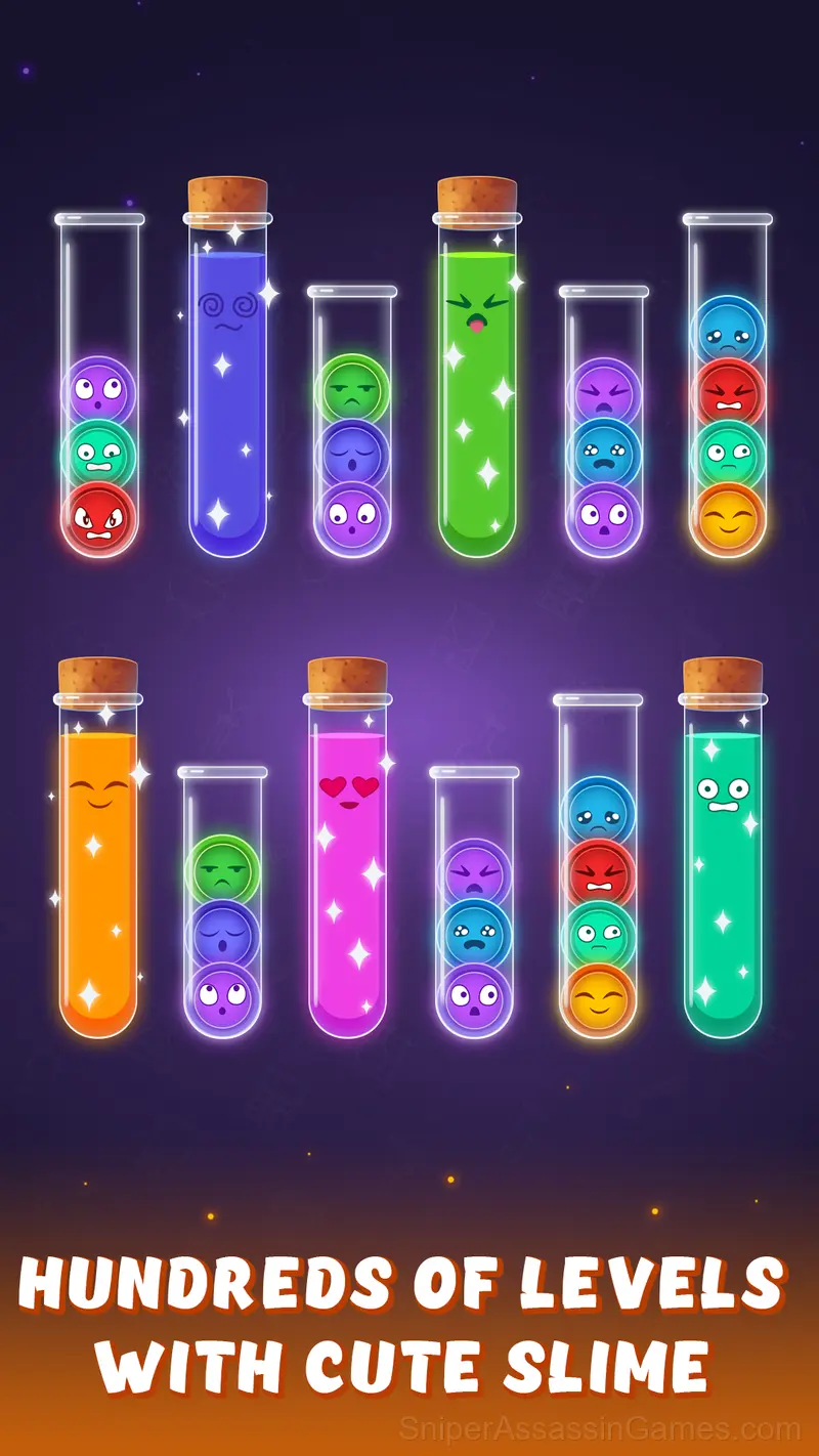 Slime Sorting gameplay screenshot 3