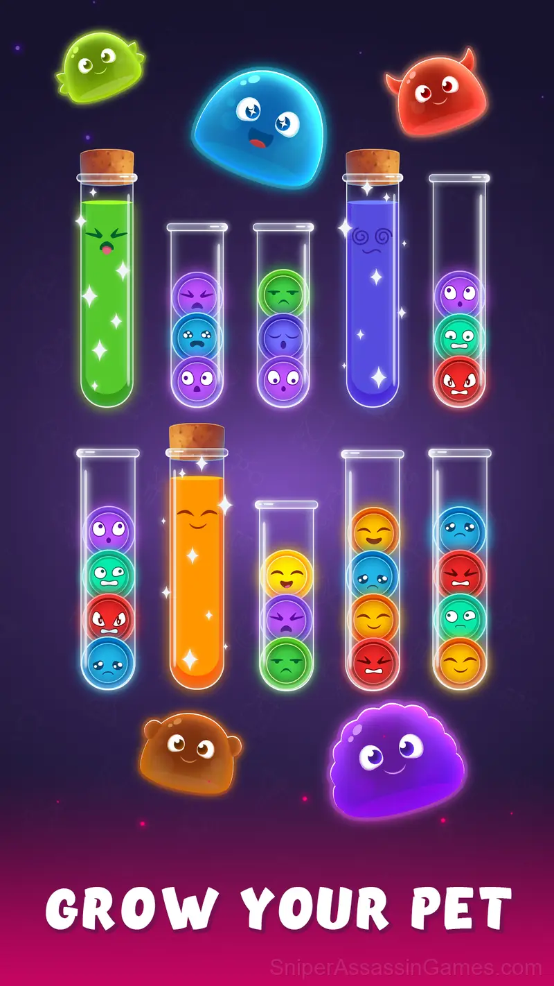 Slime Sorting gameplay screenshot 4