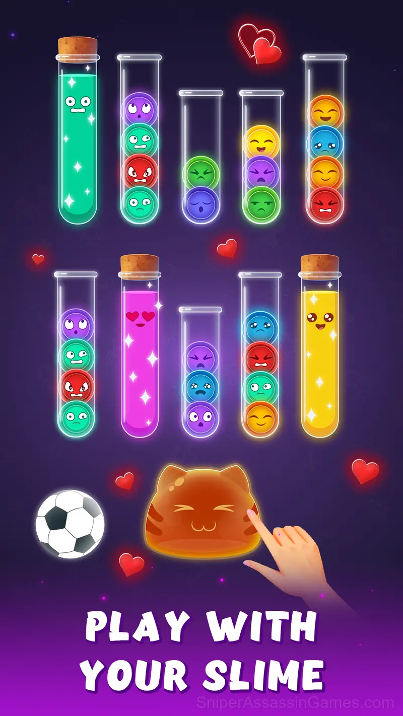 Slime Sorting gameplay screenshot 5
